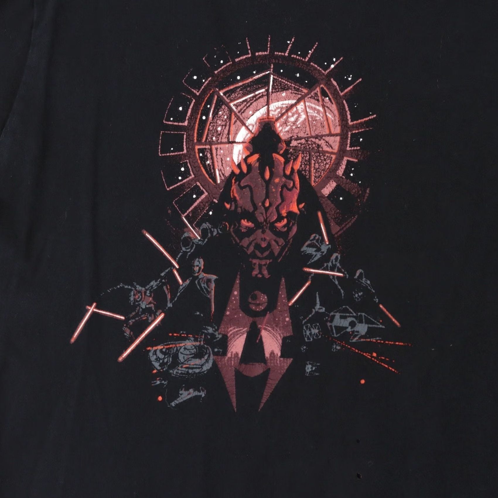 Star Wars VINTAGE Star Wars Darth Maul Episode 1 Black TShirt L Mens Size Large Shirt Short Sleeve Cotton Double-Sided Theme Star Wars 90s Size US L / EU 52-54 / 3 - 2 Thumbnail