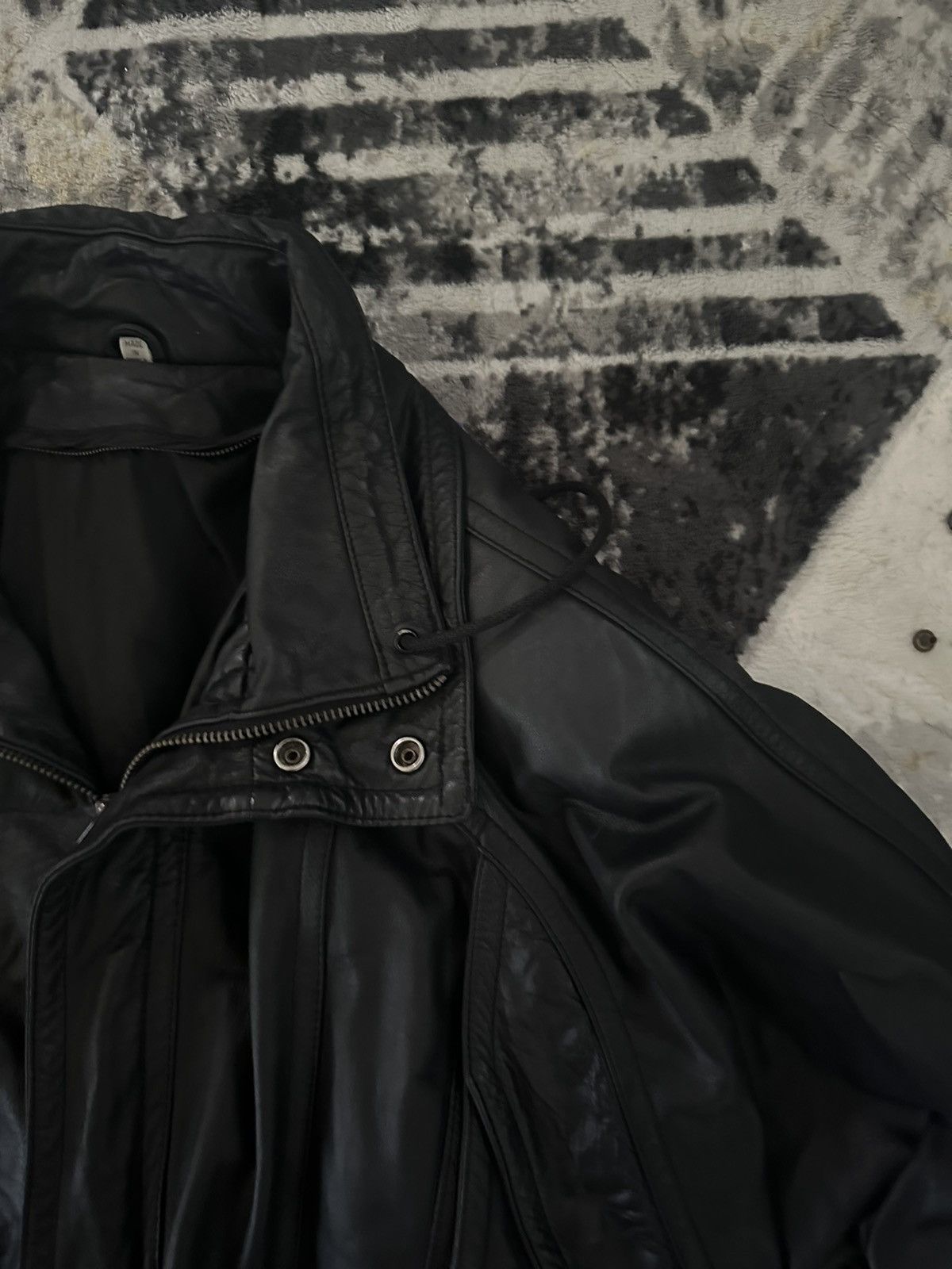 Vintage Korean leather jacket