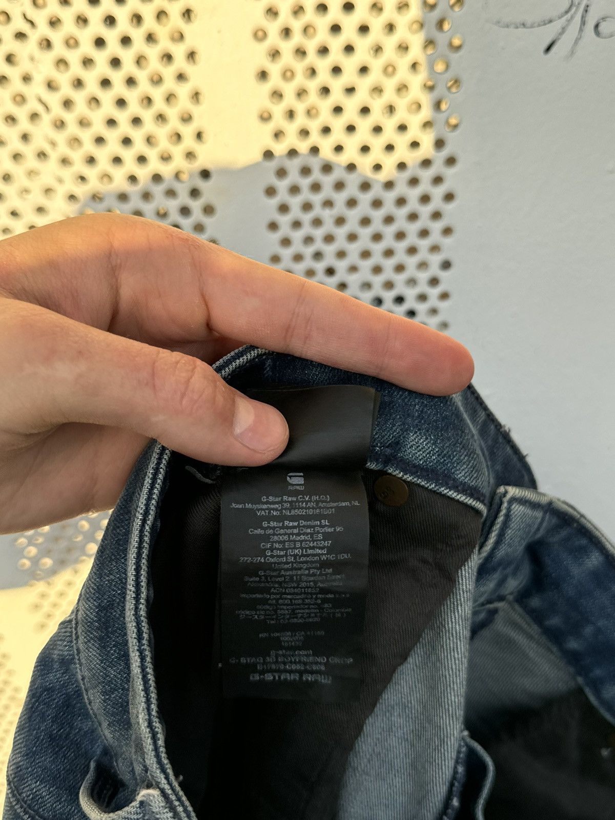 G-Star G Star Raw Pants 3d Boyfriend Crop Size US 31 - 16 Thumbnail
