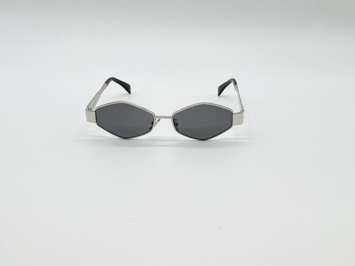 Celine Celine CL40254U 16A Hexagonal Silver Celine Sunglasses Size ONE SIZE - 3 Thumbnail