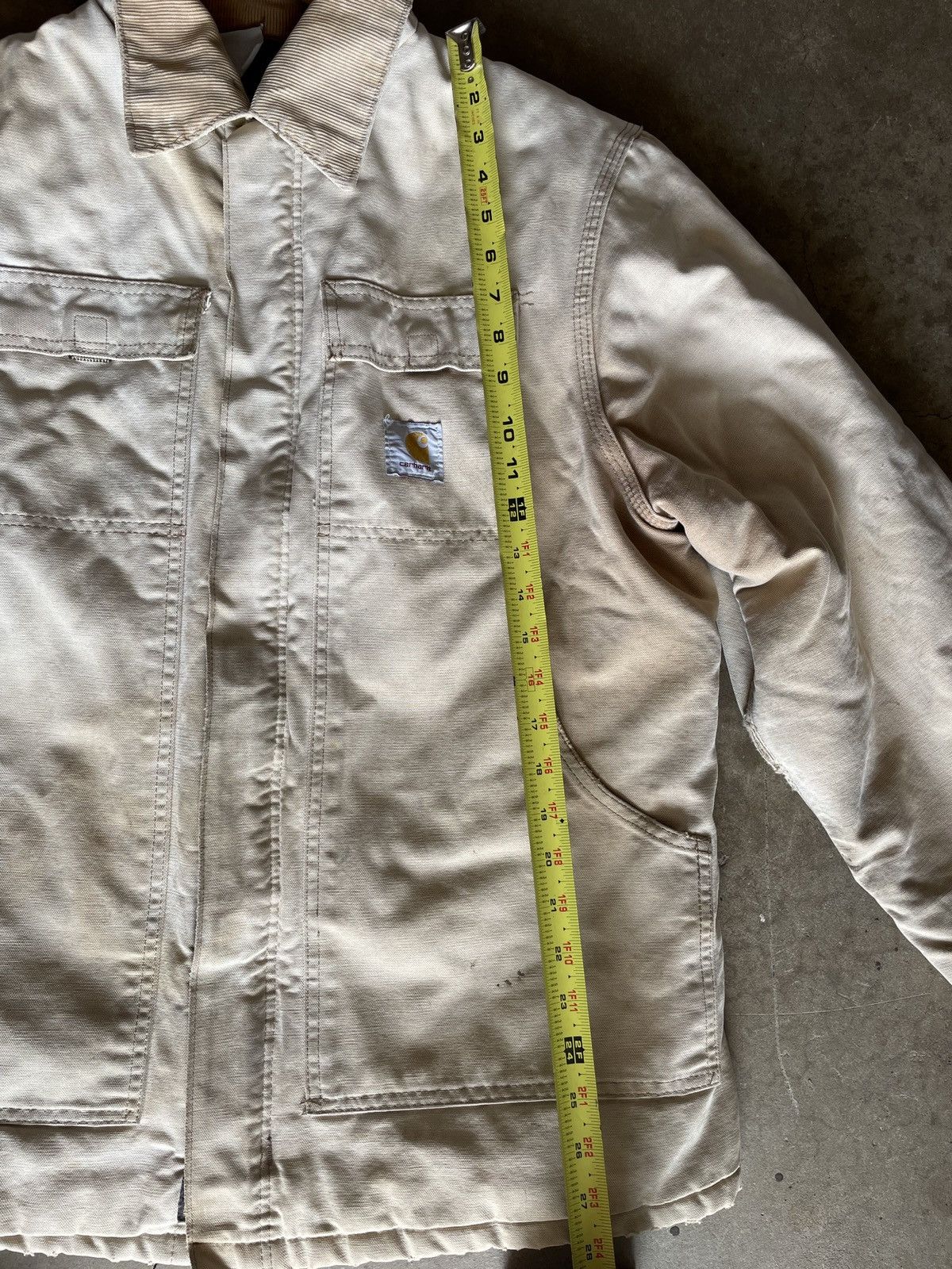 Carhartt Carhartt Beige Heavyweight Lined Work Jacket Size US L / EU 52-54 / 3 - 4 Thumbnail