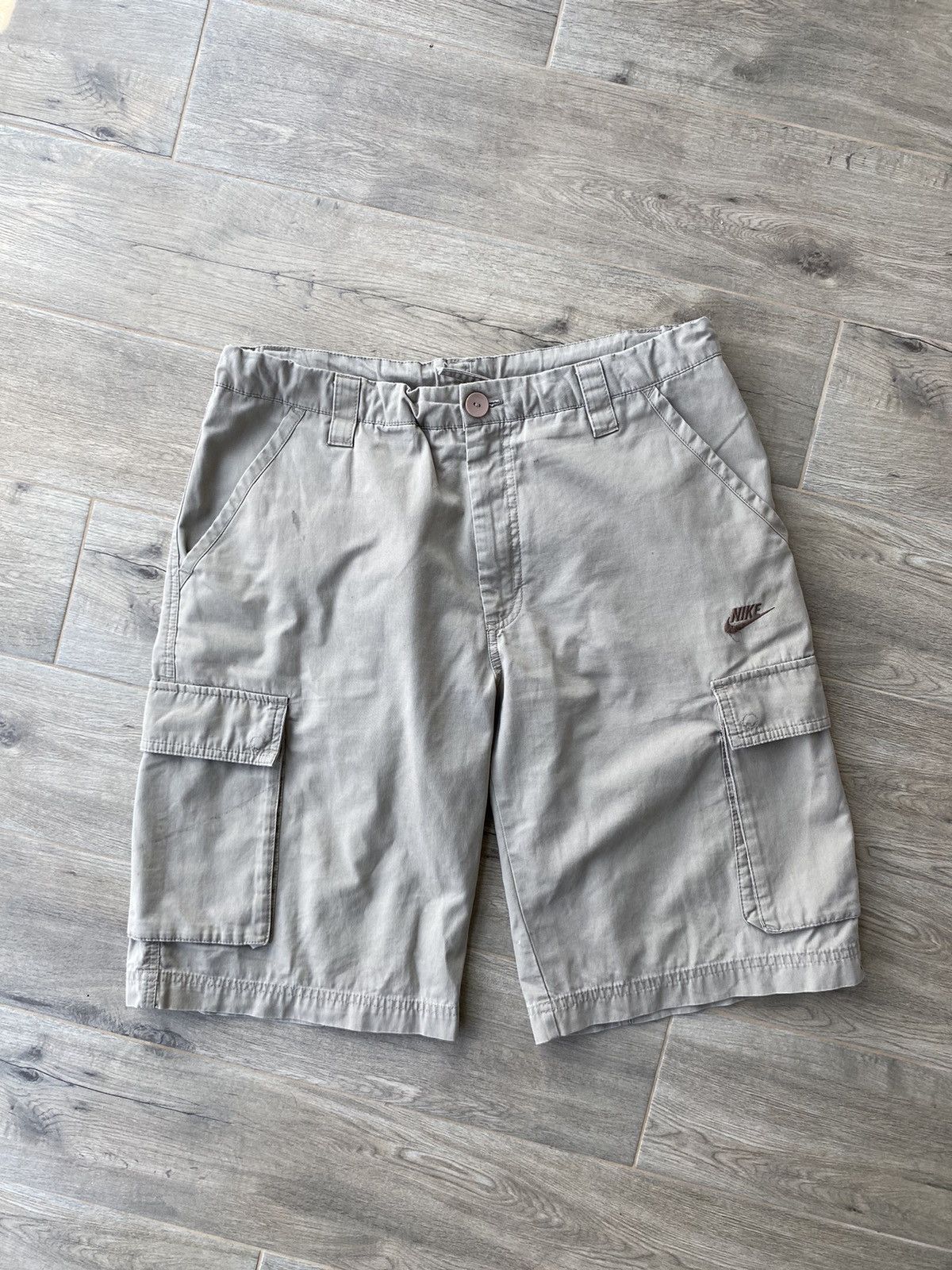 Nike × Vintage Nike Vintage Cargo Shorts Size US 32 / EU 48 - 1 Thumbnail