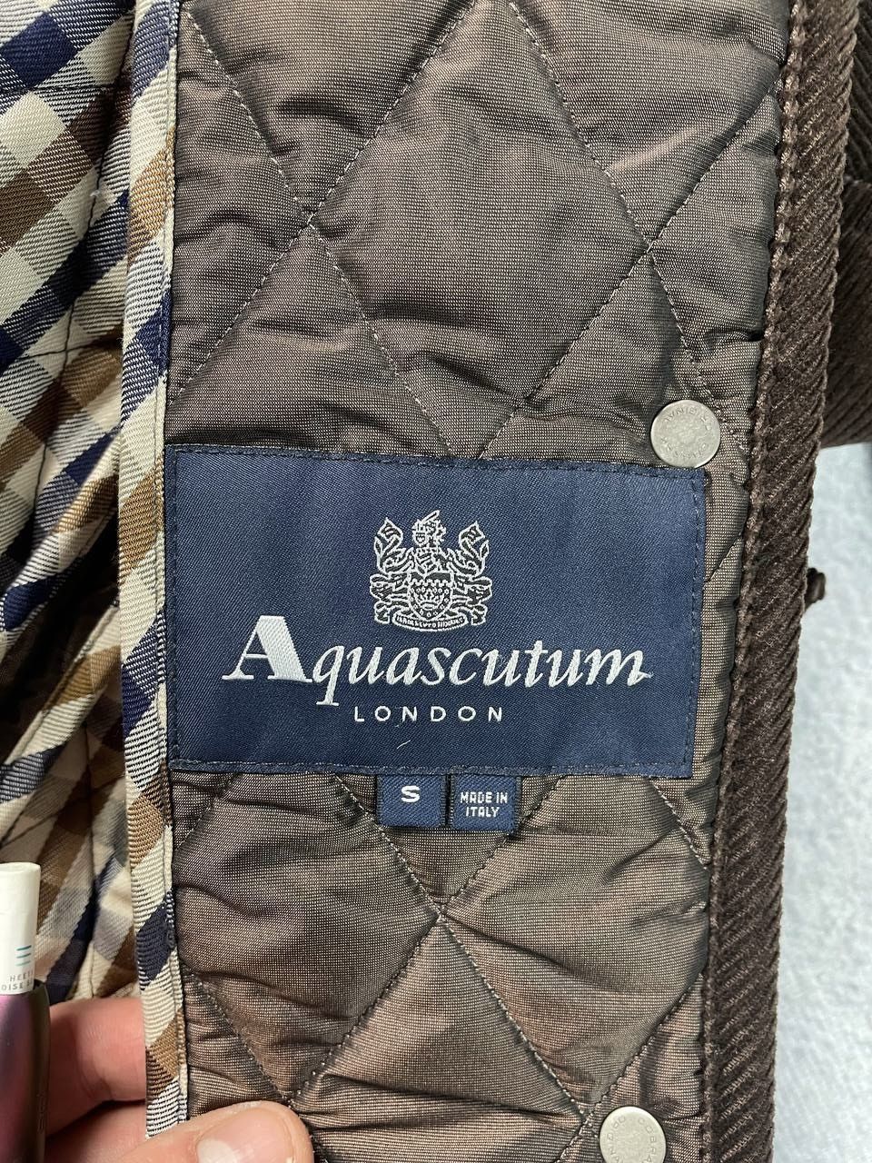 Aquascutum × Designer Aquascutum ladies quilted jacket Size S / US 4 / IT 40 - 6 Thumbnail