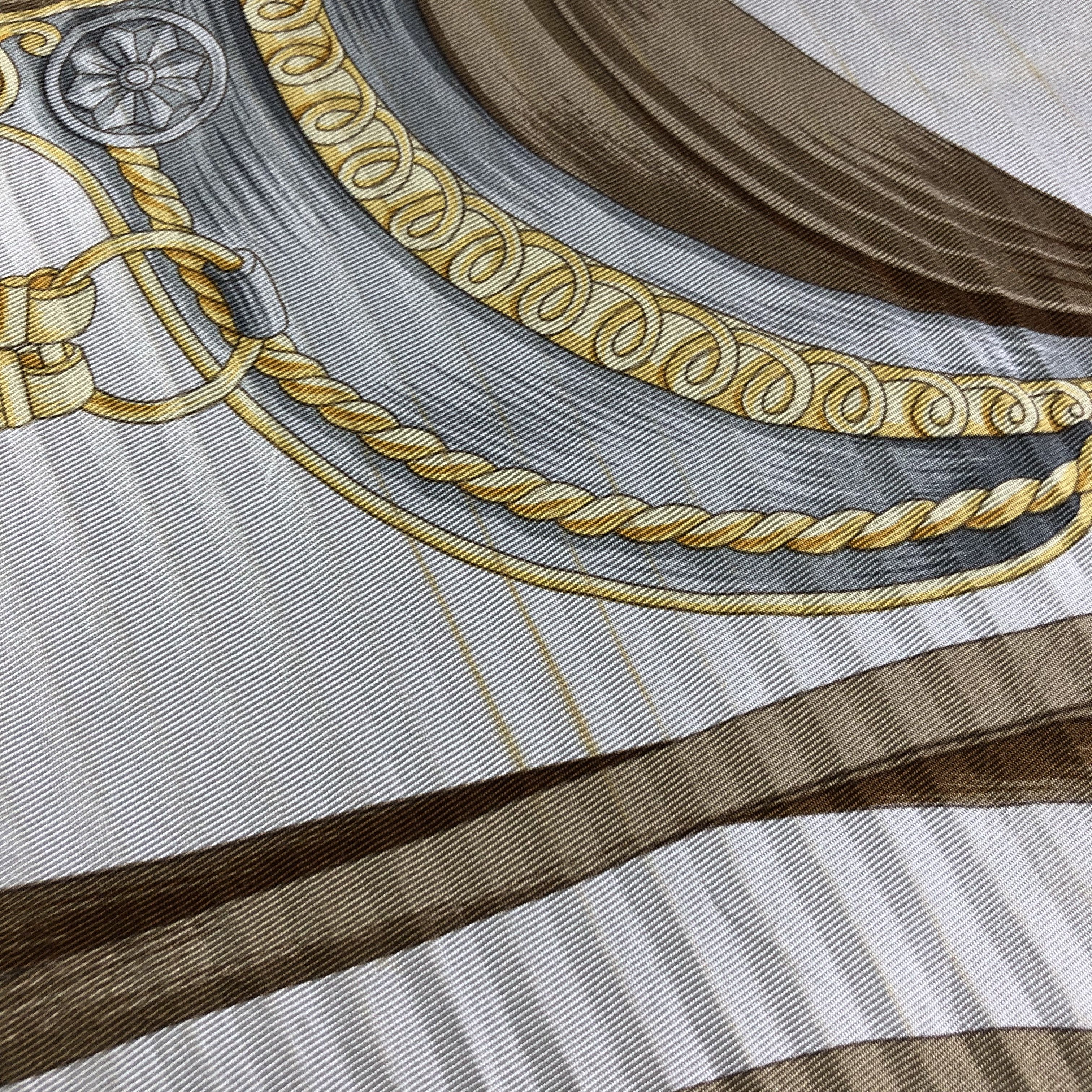 Vintage Top Kapi Luxury Design Silk Scarf M476 Size ONE SIZE - 9 Thumbnail