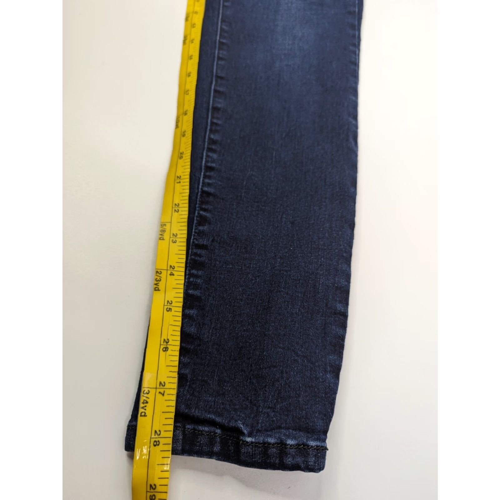 Vintage KanCan Jeans Skinny High Rise Dark Wash Size 9 Blue Denim Slim Regular Women KC11235SD Size 30" / US 8 / IT 44 - 5 Thumbnail