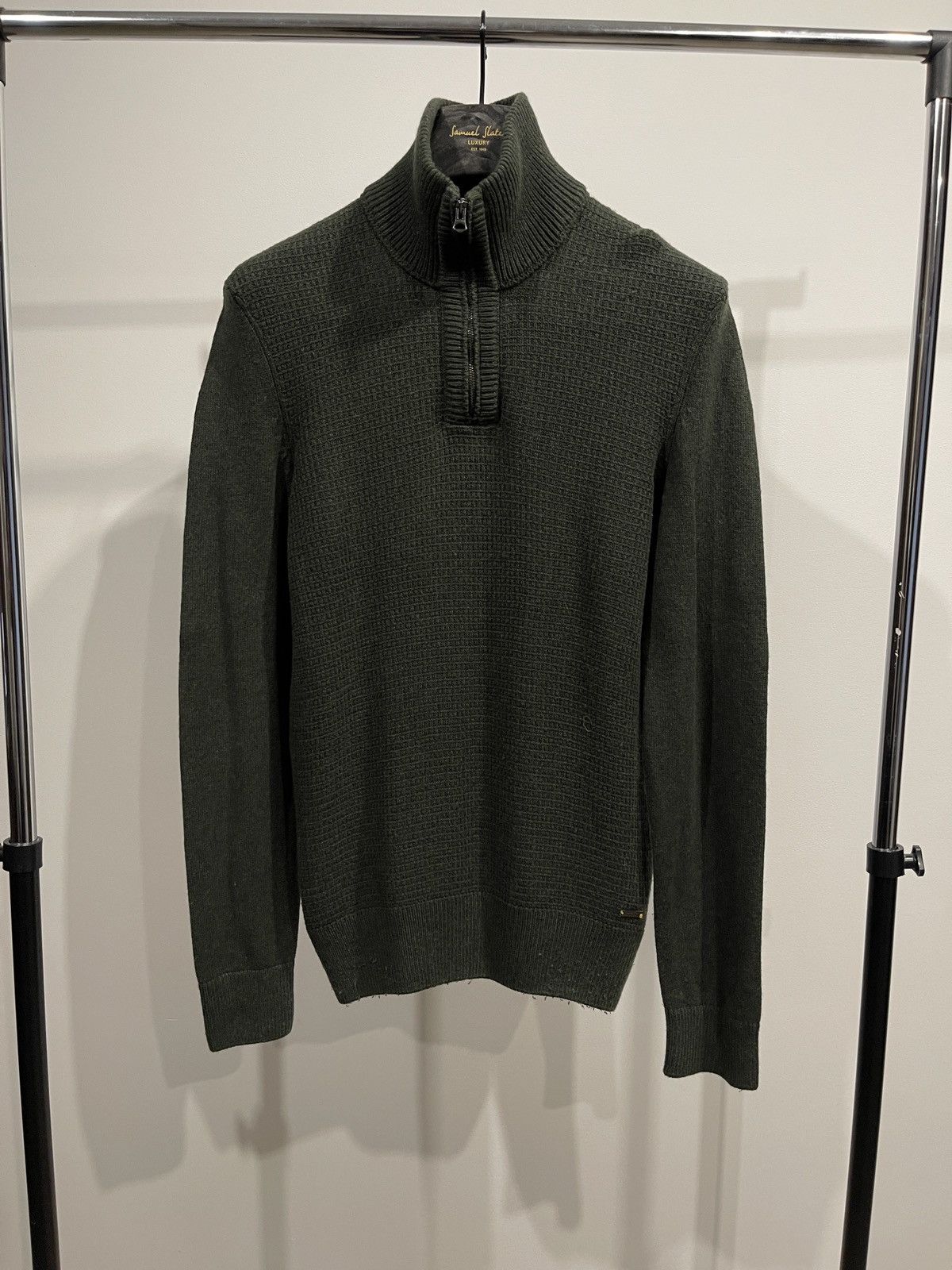 Hugo Boss Vintage Hugo boss orange zip sweater jumper khaki mens Size US M / EU 48-50 / 2 - 1 Thumbnail
