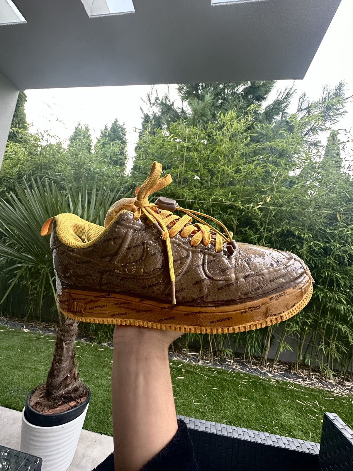 Nike Air Force 1 experimental UPS | Grailed