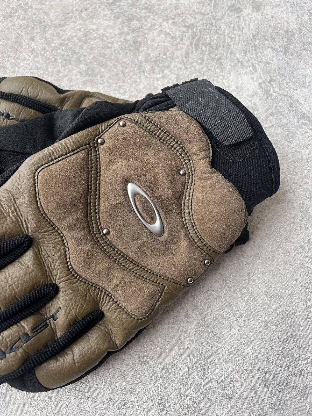 Vintage Vintage Oakley Factory Pilot Tactical Leather Gloves Size ONE SIZE - 5 Thumbnail