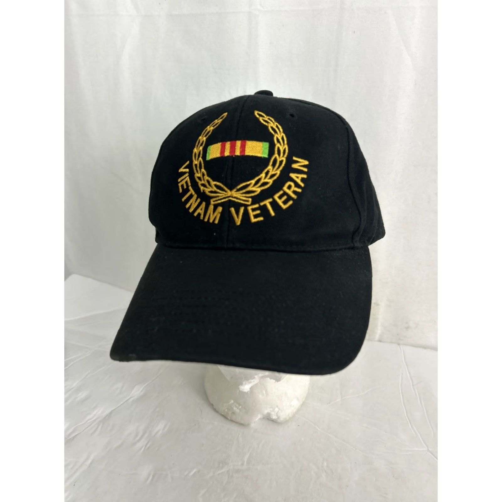Rothco Vietnam Veteran Hat Black Rothco Adjustable Strap Back Baseball Cap Men One Size Size ONE SIZE - 2 Thumbnail