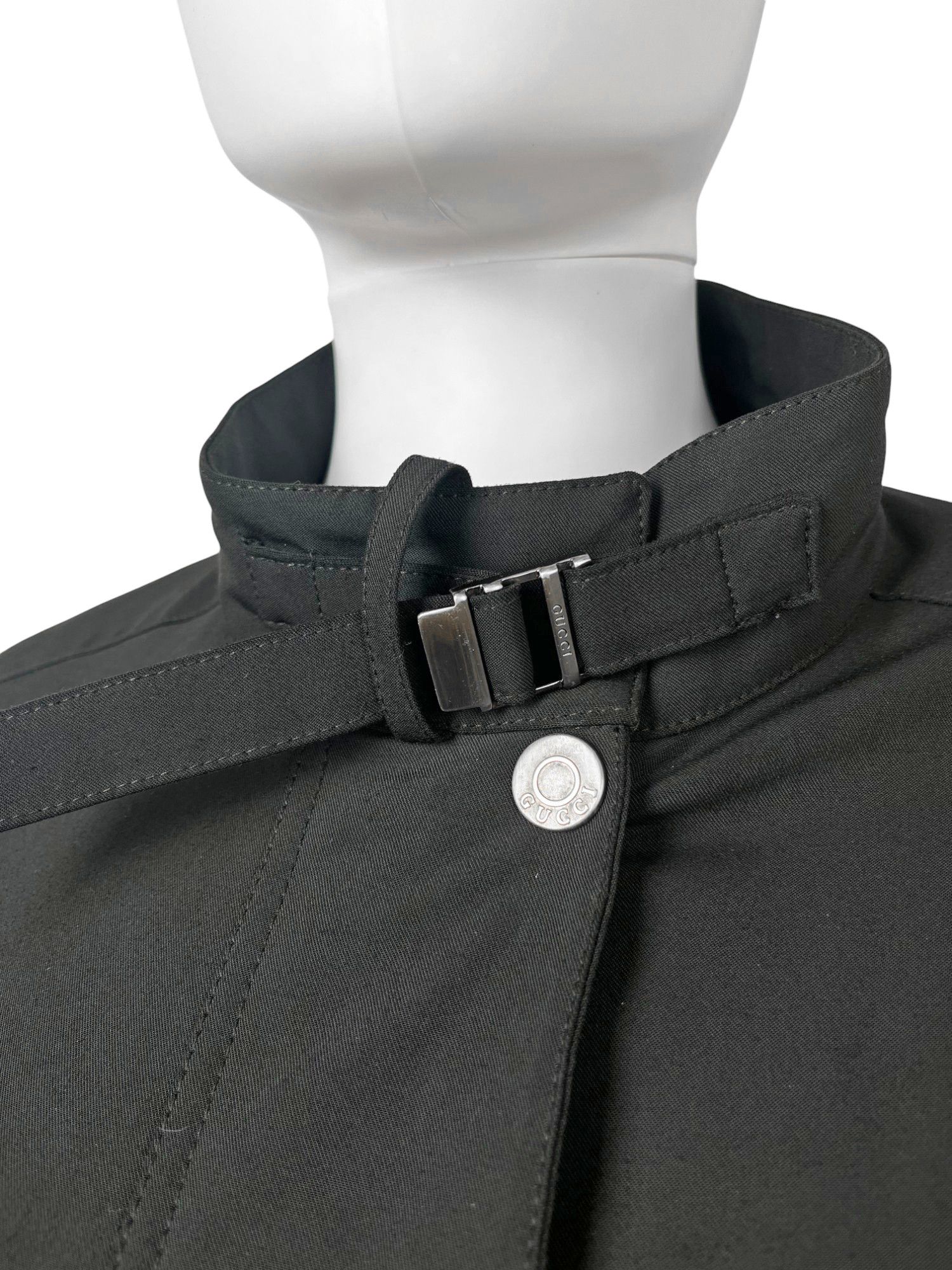 Gucci by Tom Ford F/W 1998 Multipocket Oversized Black Jacket Size S / US 4 / IT 40 - 8 Thumbnail