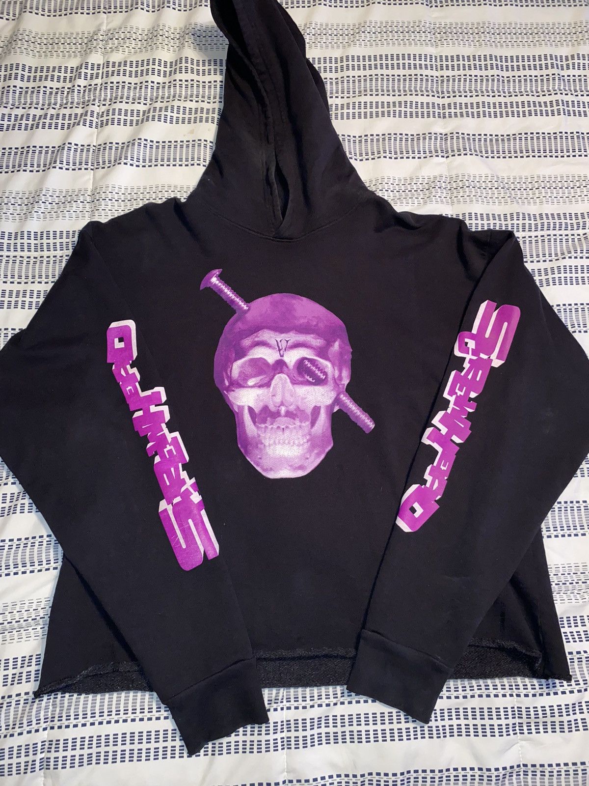image of Vlone Screwhead Hoodie in Black, Men's (Size Large)