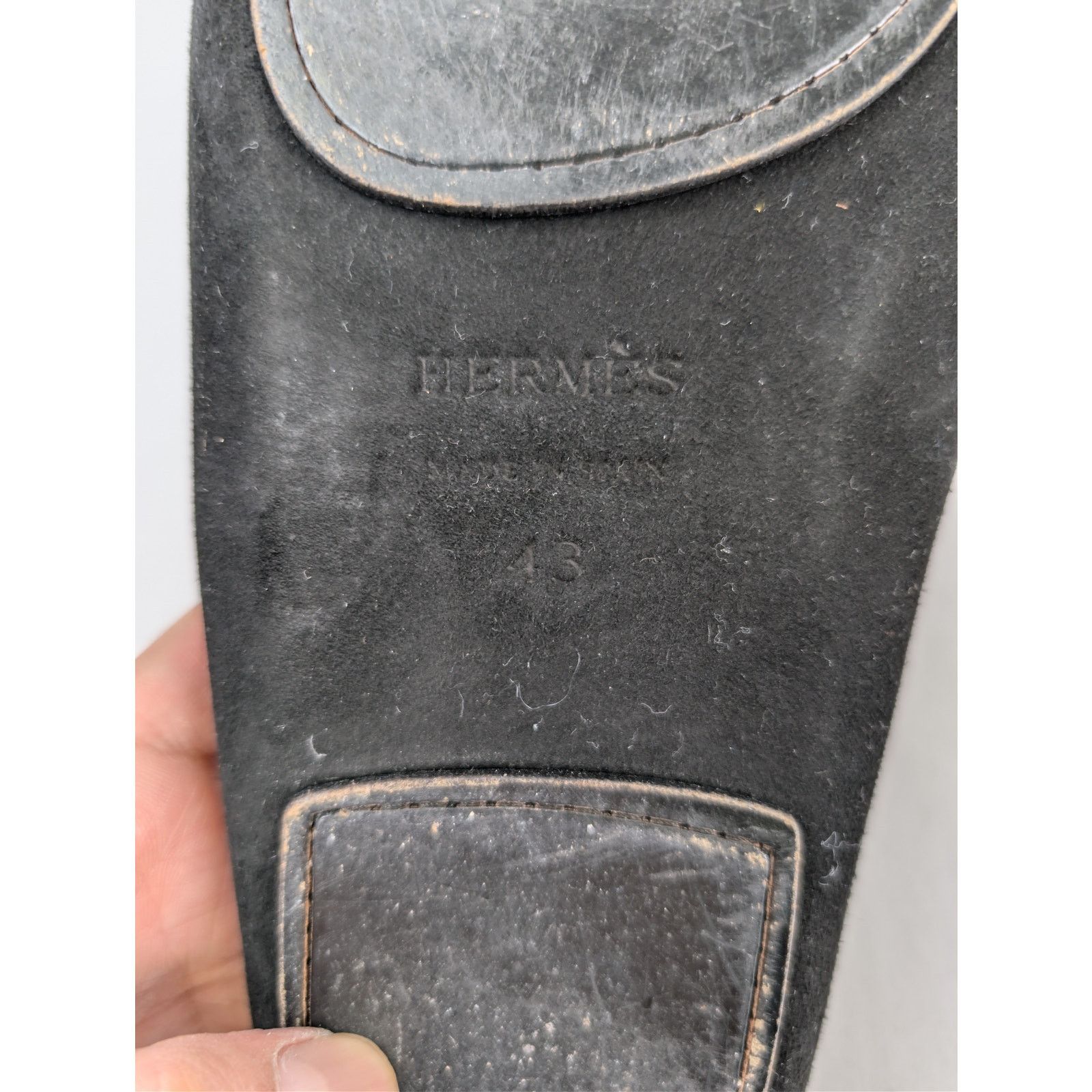 Hermes o1rshd1 CC20 Mules Sandal Slipper in Black Size US 13 / EU 46 - 14 Thumbnail