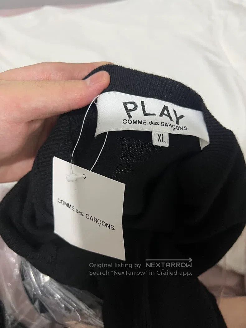 Comme des Garcons Comme Des Garcons Black Round Neck Cardigan Size XL / US 12-14 / IT 48-50 - 3 Thumbnail