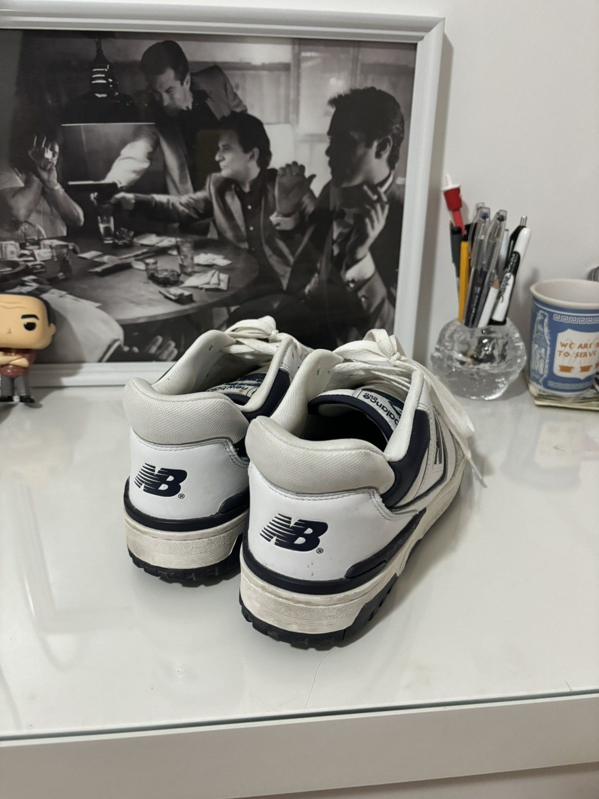 New Balance New Balance 550 Navy Size US 9.5 / EU 42-43 - 2 Thumbnail