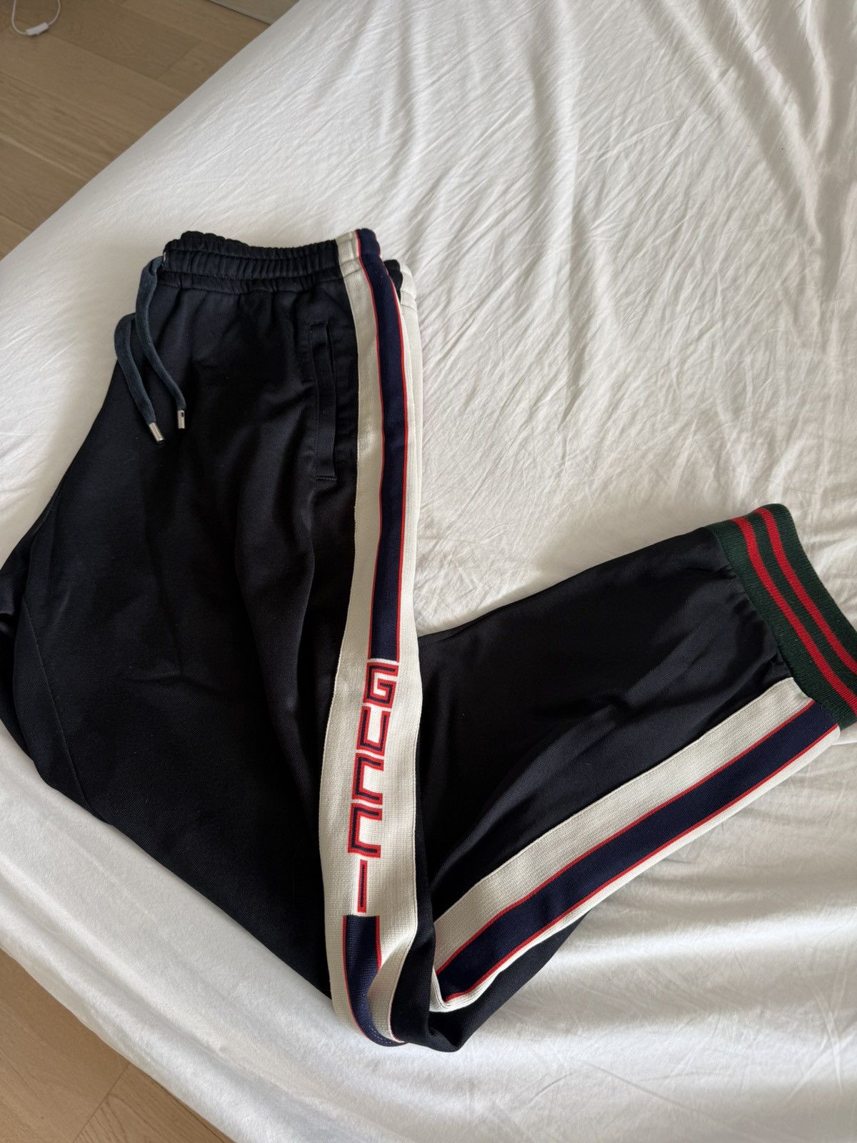 Gucci Gucci Black Technical Pant Joggers Sweat Pants Track Pants Size US 32 / EU 48 - 1 Thumbnail
