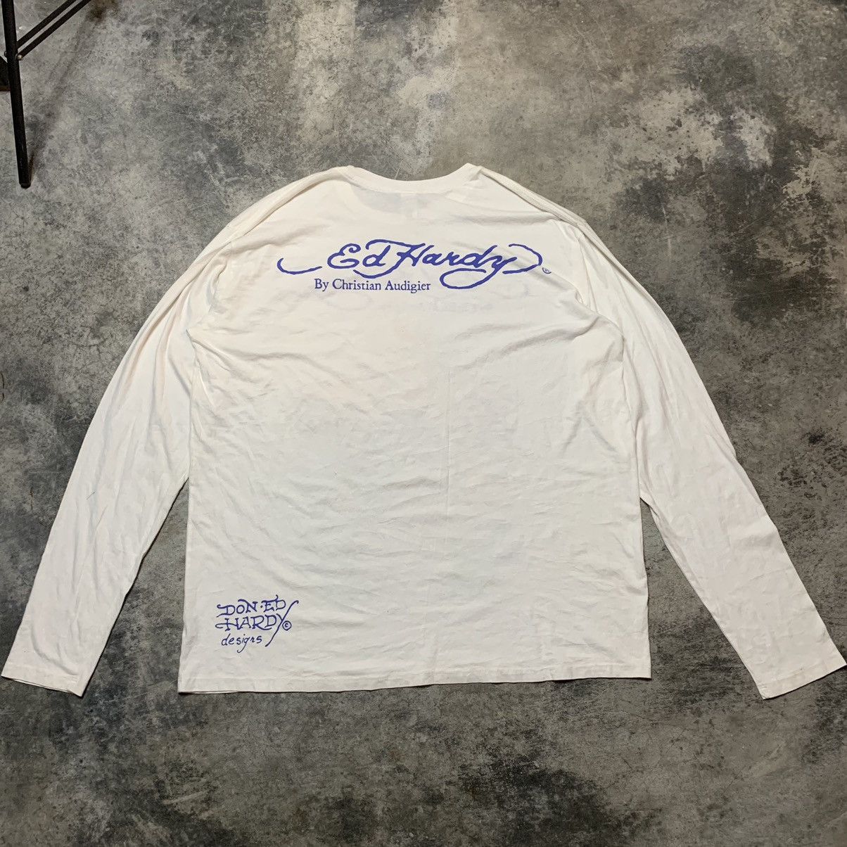 Christian Audigier × Ed Hardy Ed Hardy Long Sleeve Tee Shirt Size US XXL / EU 58 / 5 - 6 Thumbnail