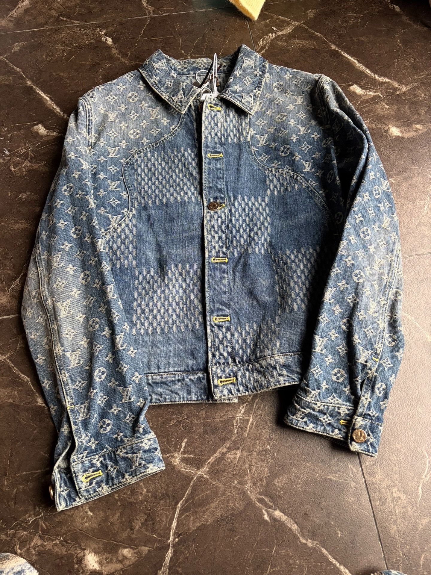Louis Vuitton Louis Vuitton Nigo Denim Jacket Size US M / EU 48-50 / 2 - 1 Thumbnail
