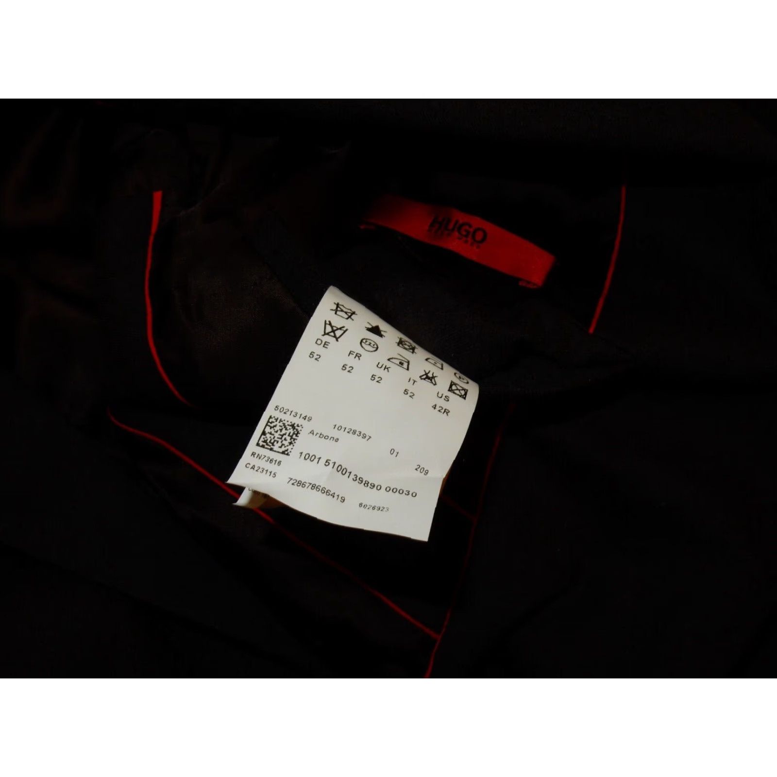 Hugo Boss VINTAGE HUGO BOSS Men's Blazer Sport Coat Wool Size 52 Brown 90s Fashion Men Size 52R - 7 Thumbnail
