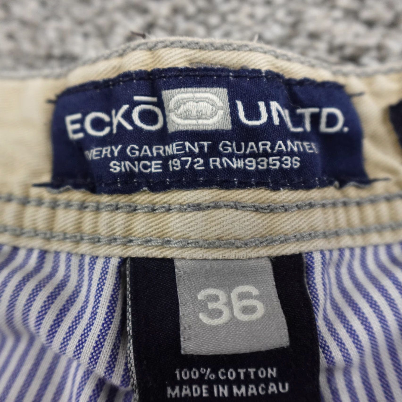 Ecko Unltd. Ecko Unltd. Jeans Mens 36X32 Dark Blue Denim Wide-Leg Baggy VTG Y2K 90s Grunge Skate Hip Hop Retro 5-Pocket Relaxed Jeans Mens Size US 36 / EU 52 - 6 Thumbnail