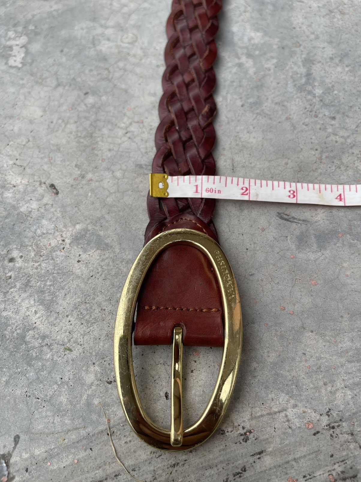 Fragment Design × Vanquish Vanquish Leather Belt W36 Made in Japan Size 36 - 9 Thumbnail