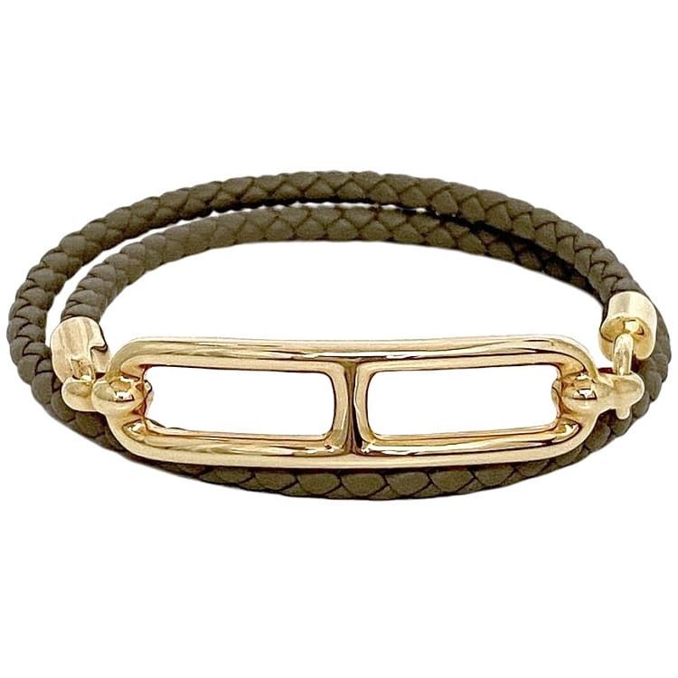 Hermes HERMES Bracelet Neutrals Leather Size ONE SIZE - 1 Thumbnail