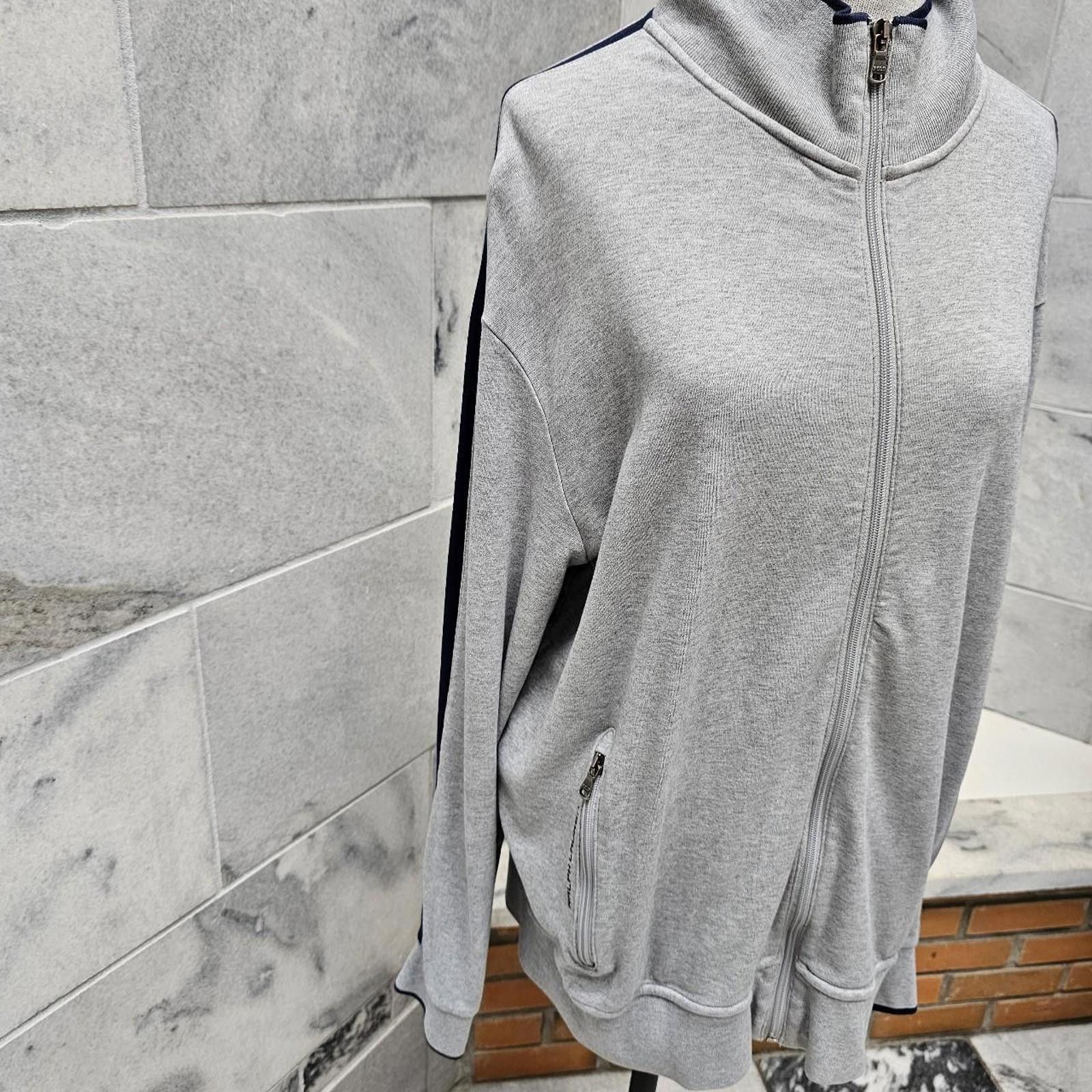 Designer Polo Ralph Lauren Big & Tall Men's Grey Zip Up Jacket Size US XL / EU 56 / 4 - 4 Thumbnail