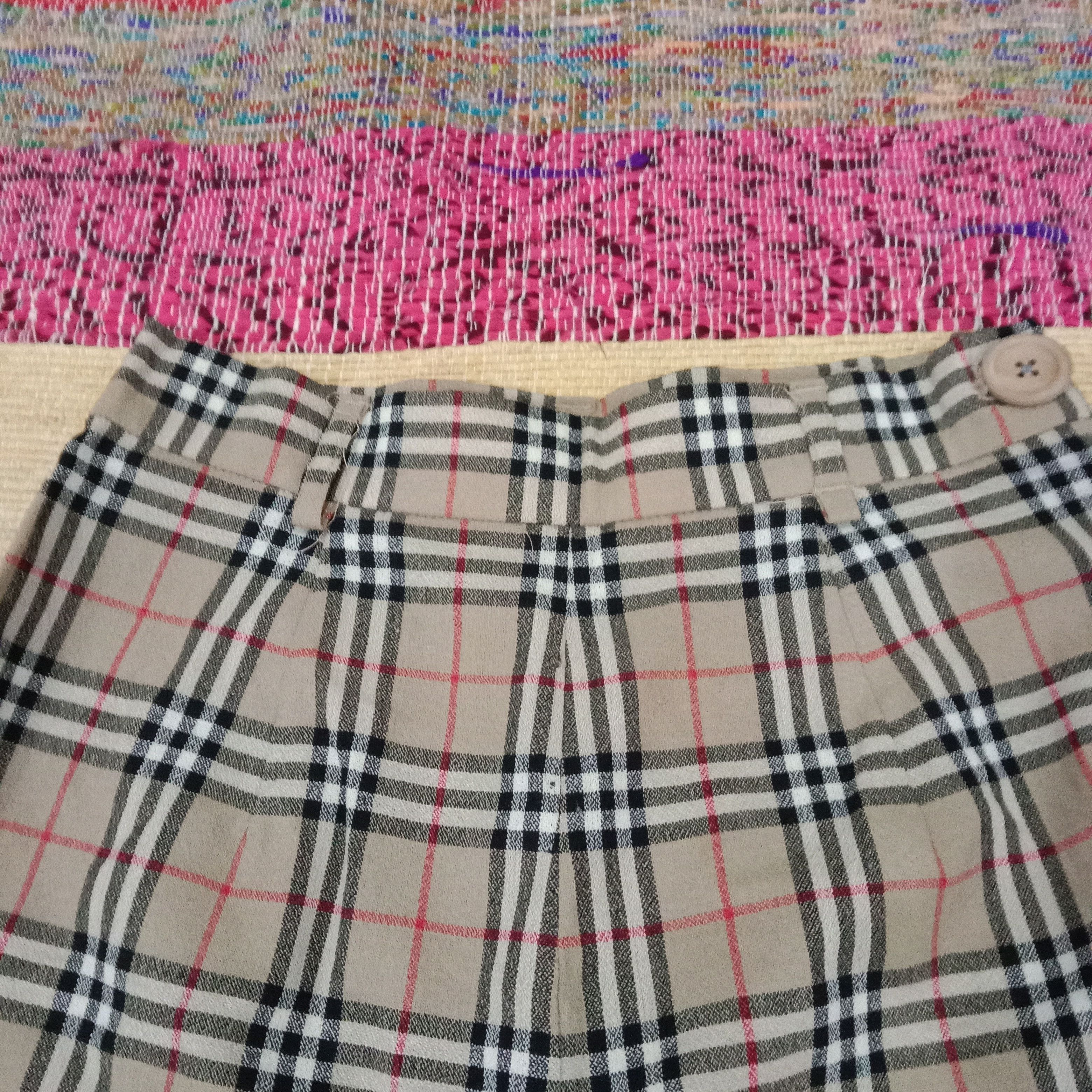 Burberry Vintage Burberrys nova check pants womens 24 Size 24" / US 00 / IT 34 - 7 Thumbnail