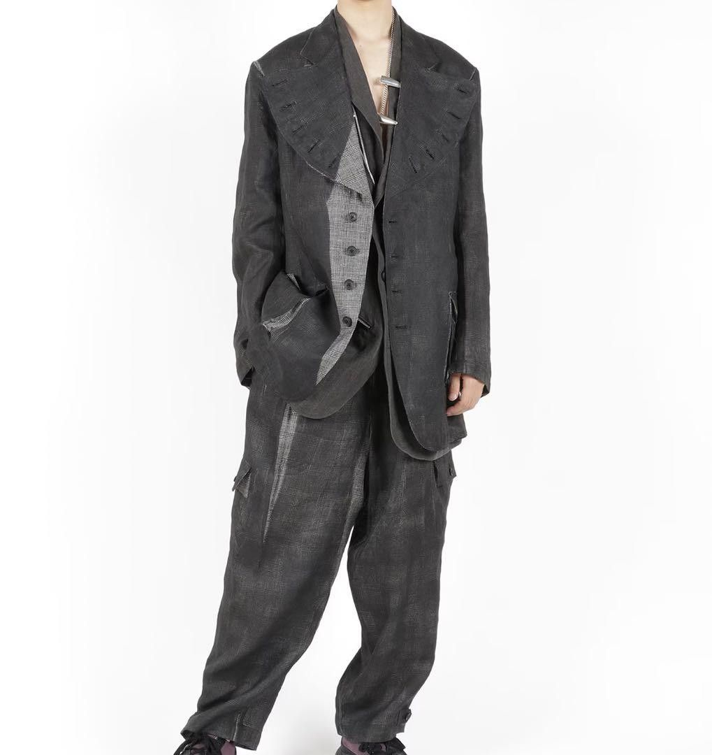 Yohji Yamamoto Yohji Yamamoto pour homme 2022ss Look6 setup Size US M / EU 48-50 / 2 - 1 Thumbnail