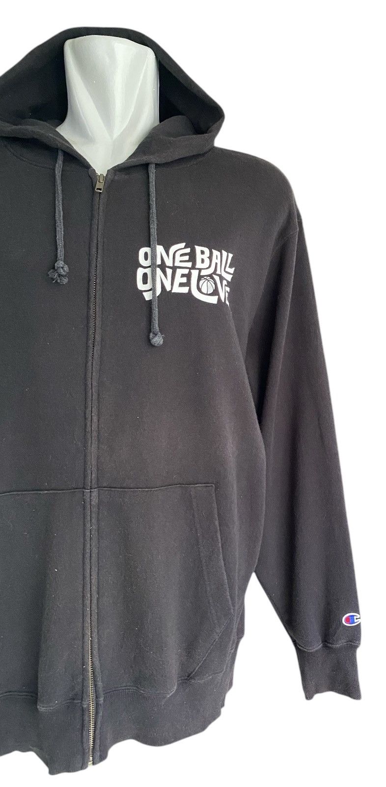 Champion CHAMPION Jaspo Hoodie Zipper Black Size US L / EU 52-54 / 3 - 3 Thumbnail