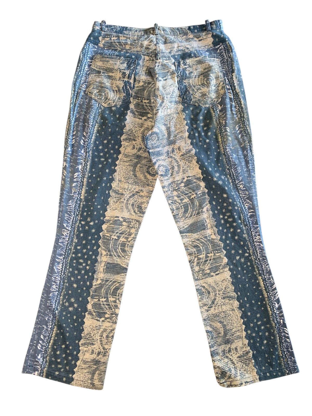 Tribal Streetwear Rare Paisley design jeans Tribal Stretch - Extensible pant Size US 30 / EU 46 - 2 Thumbnail