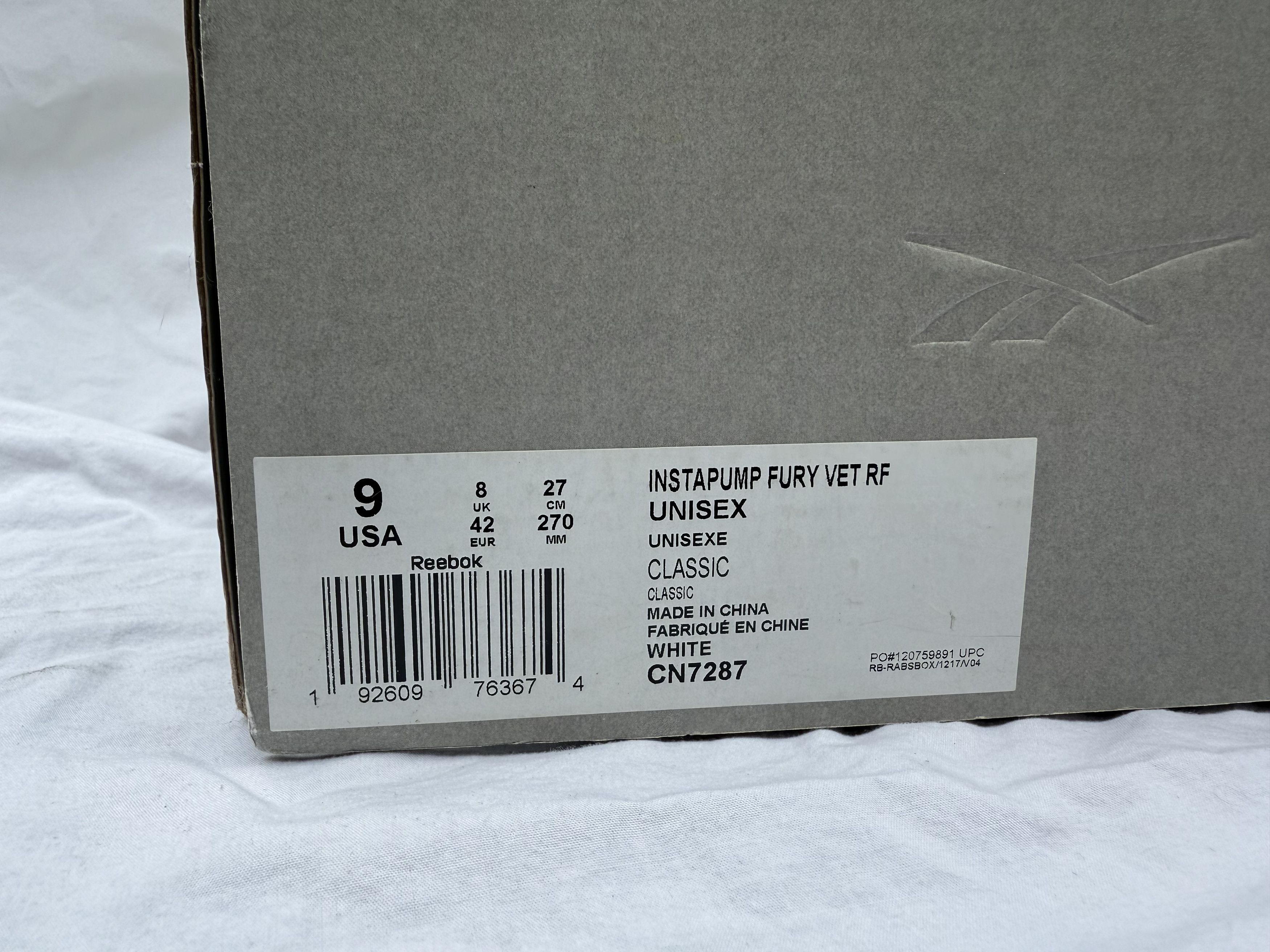 Reebok × Vetements Vetements x Reebok Reflective Instapump Fury (Unisex) Size US 9 / EU 42 - 11 Thumbnail
