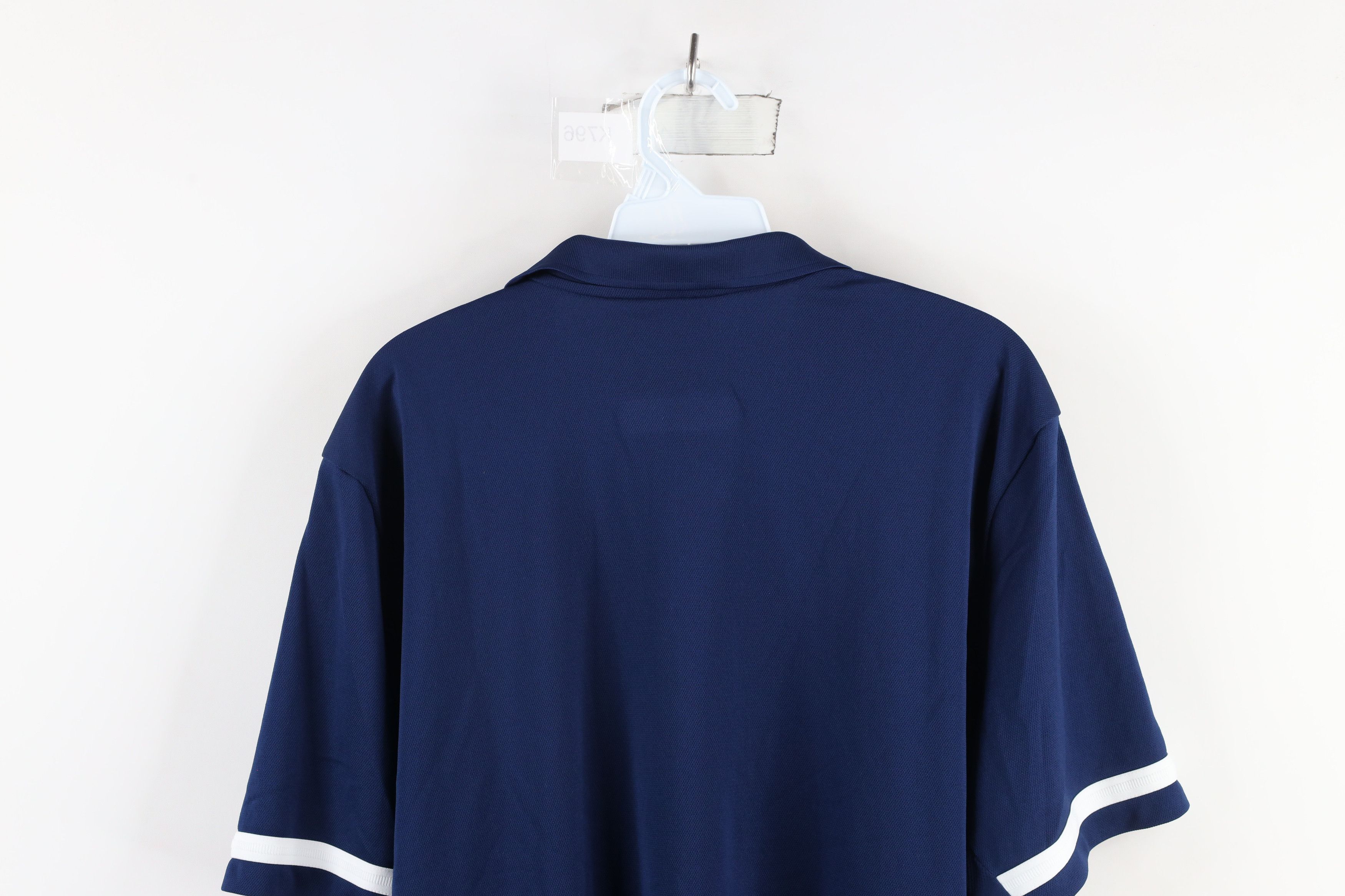 Adidas × Vintage Adidas University of Akron Baseball Collared Polo Shirt Blue Size US XL / EU 56 / 4 - 13 Thumbnail