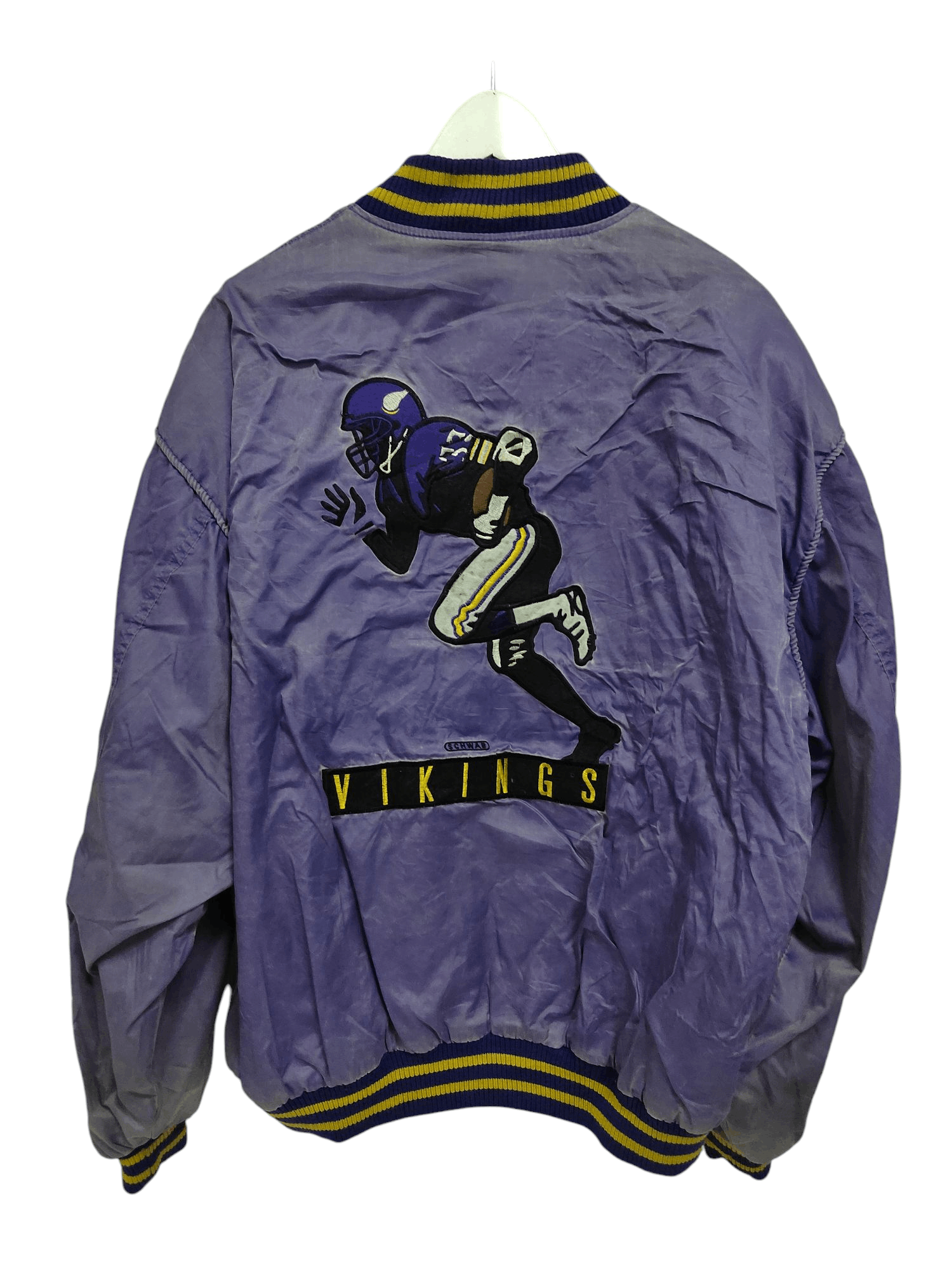 NFL × Vintage Vintage 90's Viking Minnesota NFL Embroidered Jacket Size US XL / EU 56 / 4 - 1 Preview