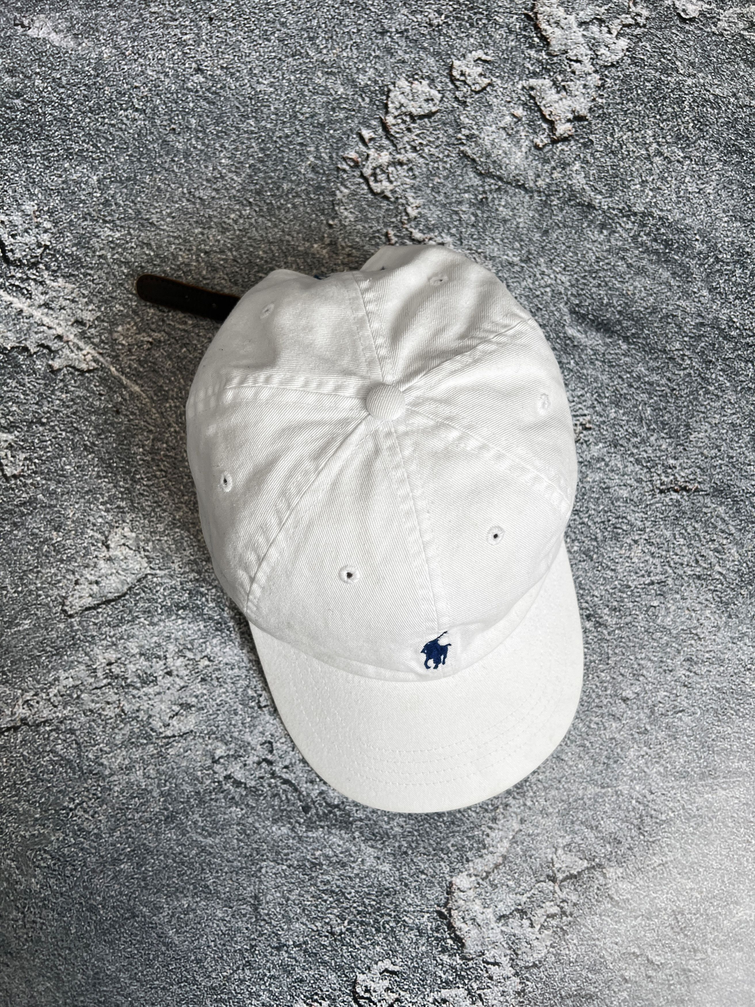 Polo Ralph Lauren Vintage polo ralph lauren cap hat white leather belt Size ONE SIZE - 6 Thumbnail