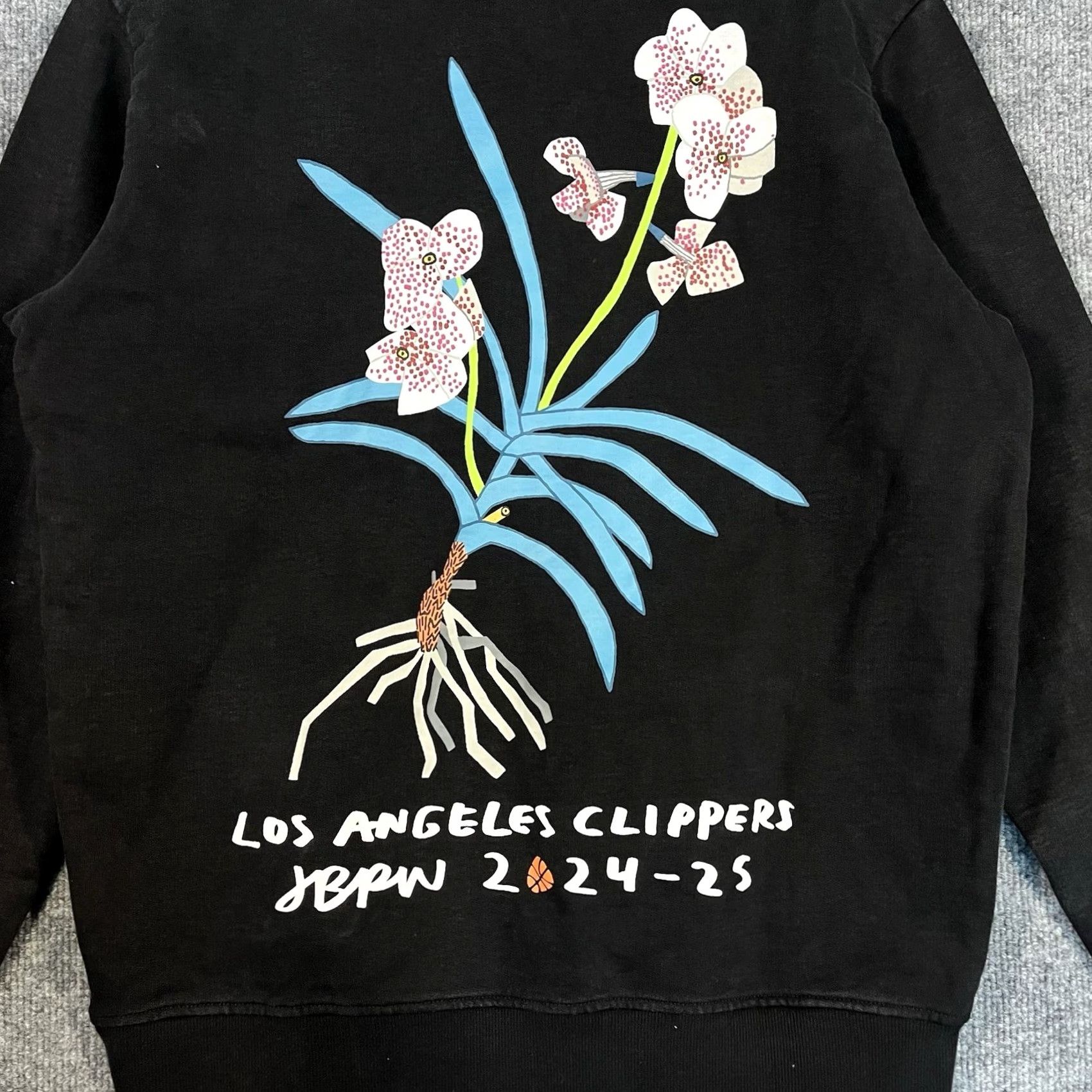 Vintage Courtside NBA Clippers Sweatshirt Mens Small Black NEW Crewneck Graphic Print Logo Embroidered Pullover Knit All Seasons Streetwear Nike? Size US S / EU 44-46 / 1 - 2 Thumbnail