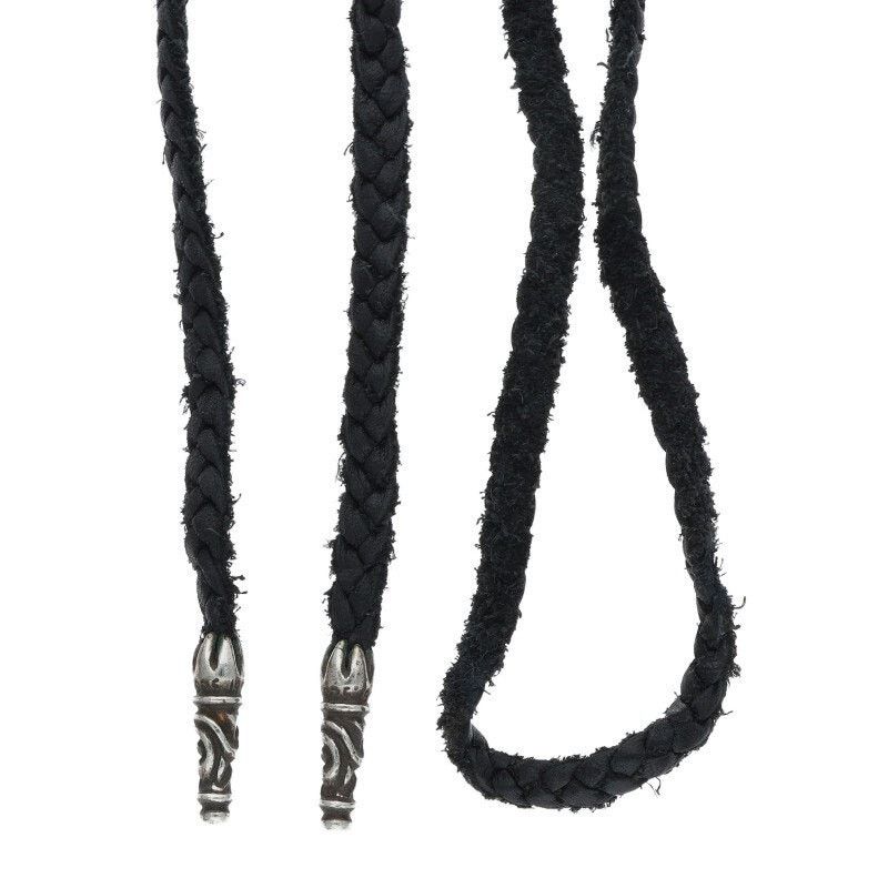 Chrome Hearts Chrome Hearts Leather Braid Blade Necklace Size ONE SIZE - 1 Thumbnail