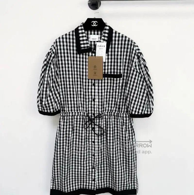 Burberry Burberry L Size Summer Checkered Dress. Size L / US 10 / IT 46 - 1 Thumbnail
