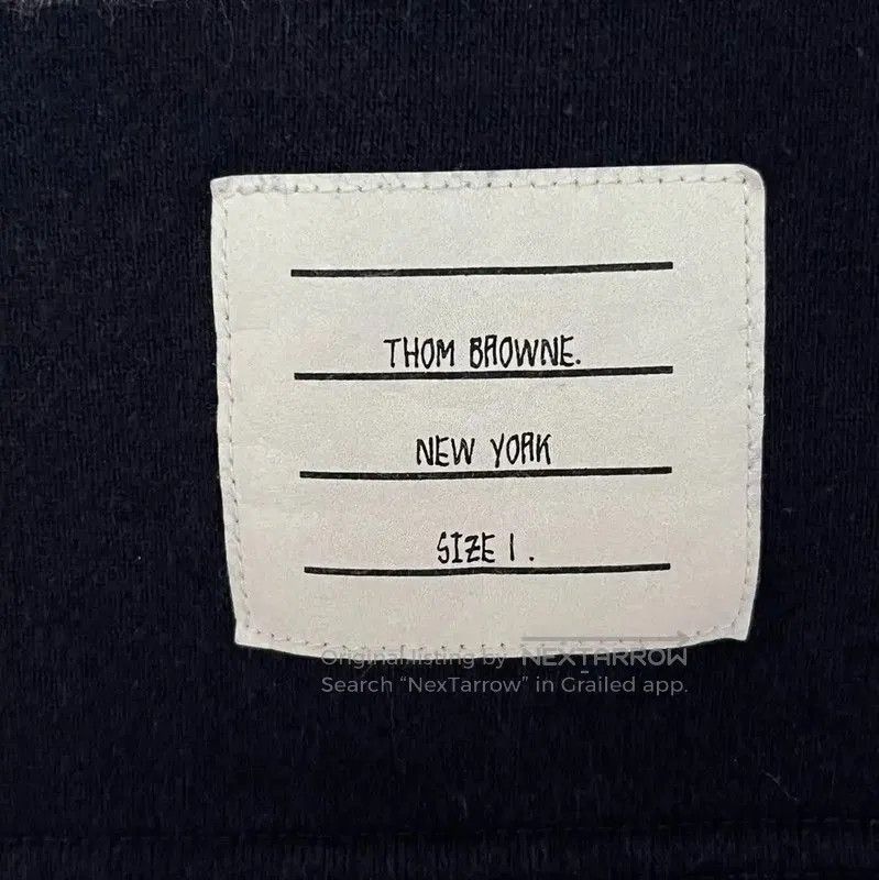 Thom Browne Thom Browne Navy Cotton Men's Shorts . Size US 27 - 4 Thumbnail