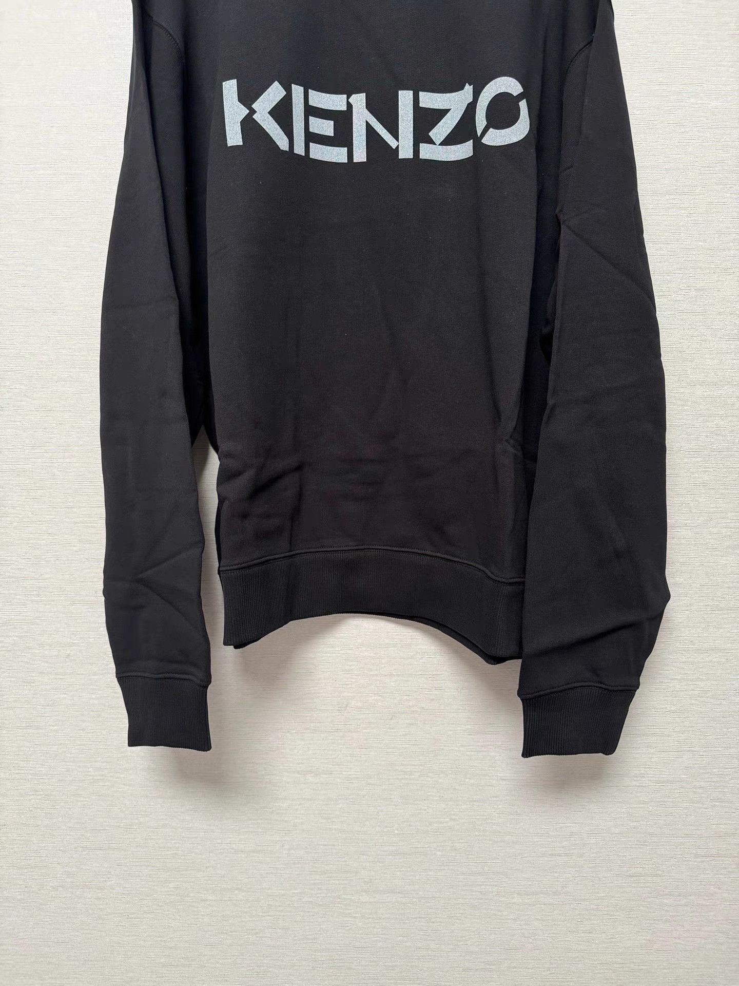 Kenzo Kenzo Black Crew Neck Sweatshirt K6 Size US L / EU 52-54 / 3 - 2 Thumbnail