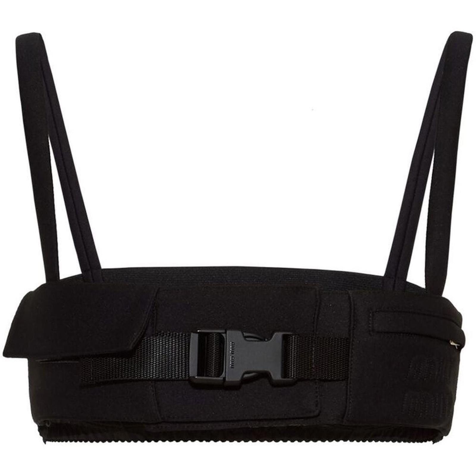 Miu Miu Miu Miu Black Radzmire Bustier Top – XS / IT 36 – NWT Size XS / US 0-2 / IT 36-38 - 4 Thumbnail
