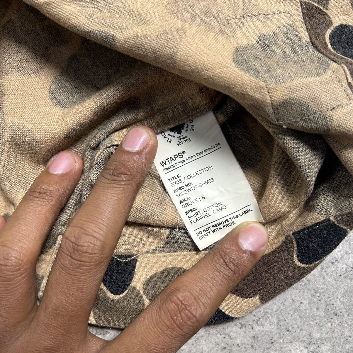 Wtaps Vintage WTAPS FLANEL CAMO Size US S / EU 44-46 / 1 - 13 Thumbnail