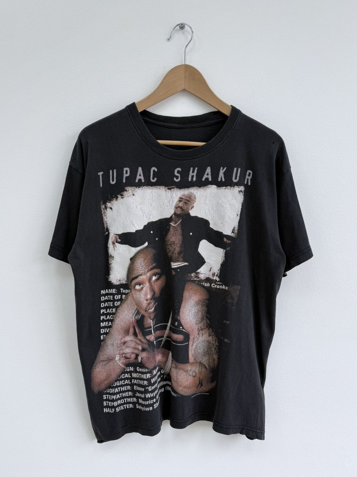 Rap Tees Vintage 2003 Tupac Shakur 2Pac Graphic T-Shirt Size US M / EU 48-50 / 2 - 1 Thumbnail