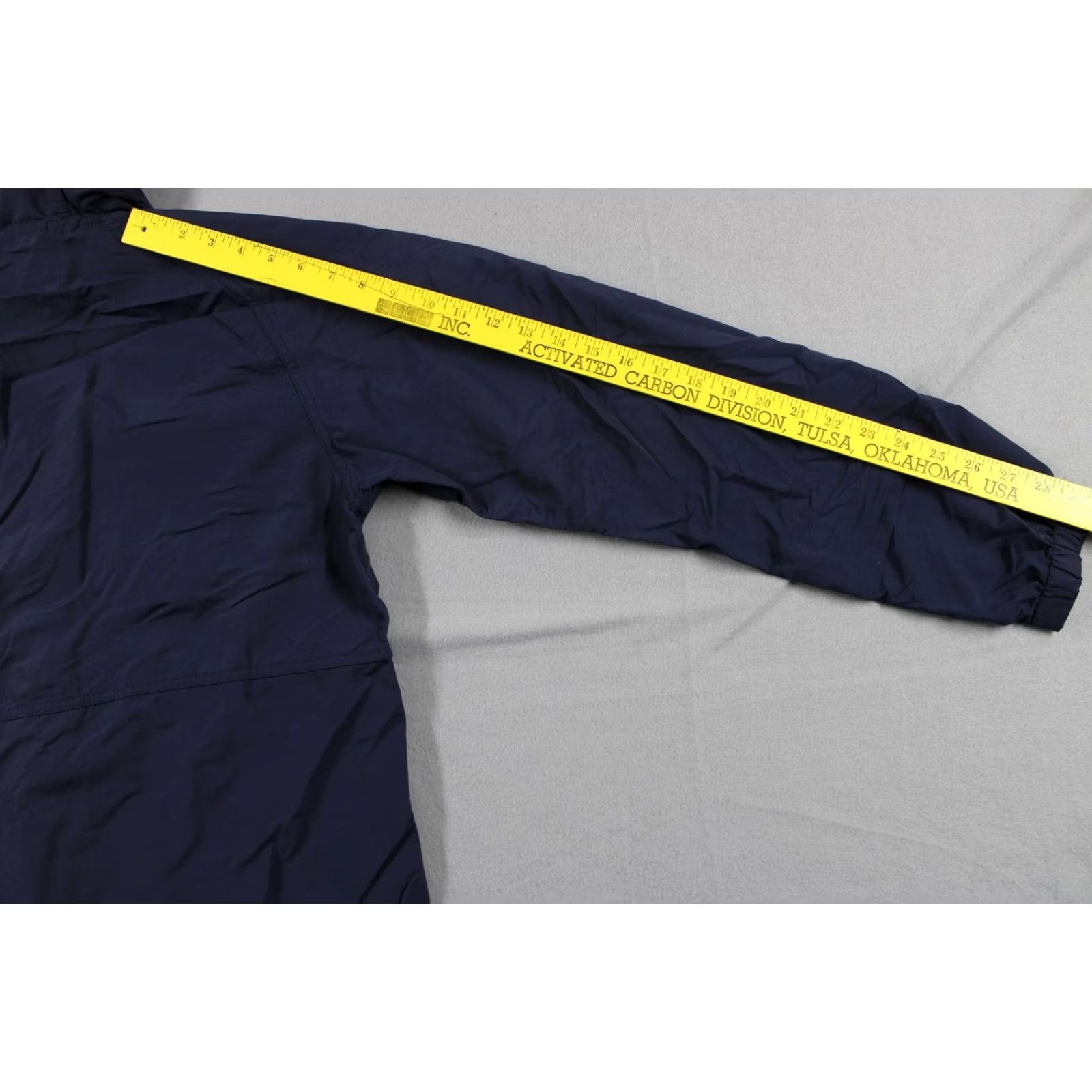 Vintage LL Bean Jacket Mens Small Navy Blue Hooded Nylon Pullover Windbreaker Outdoors Size US S / EU 44-46 / 1 - 5 Thumbnail