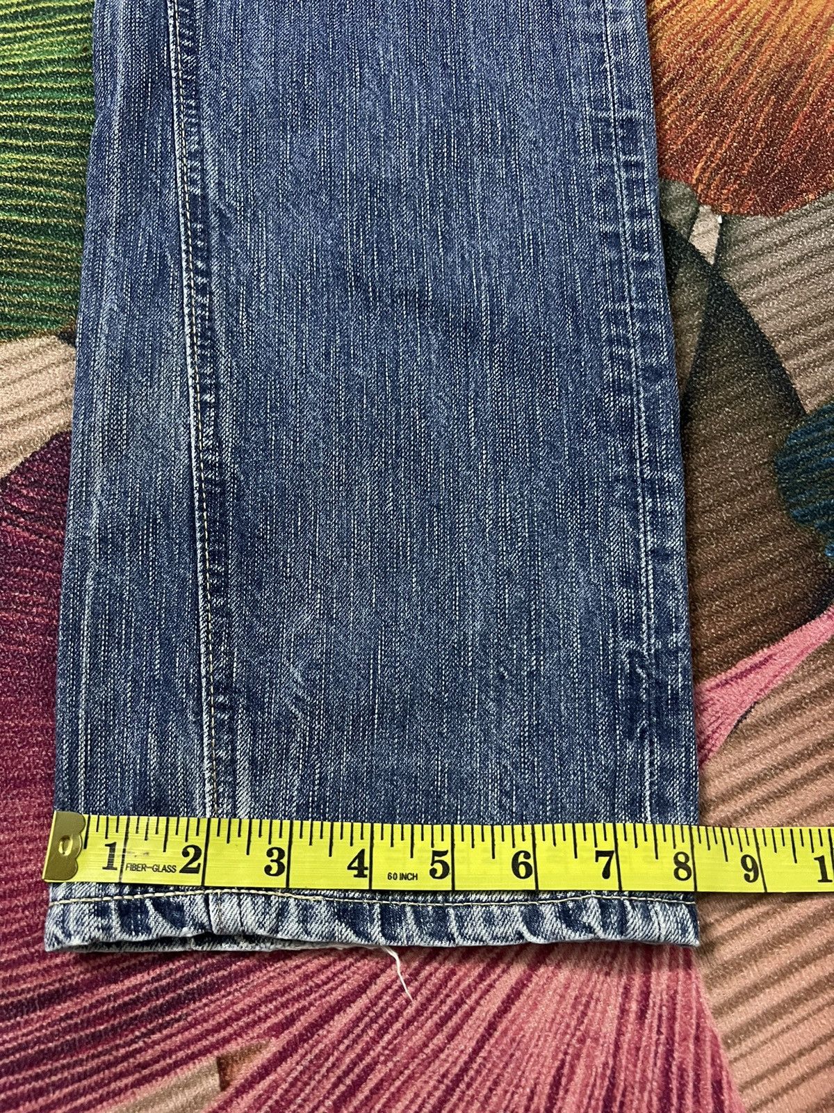 Edwin × If Six Was Nine × Le Grande Bleu (L.G.B.) 💥FLARE💥VINTAGE EDWIN 503 BLUE TRIP JEANS JAPAN Size US 31 - 17 Thumbnail