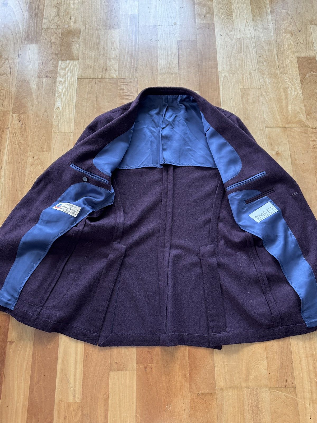 Suitsupply Suitsupply 36R Burgundy Cashmere Havana Jacket Size 36R - 5 Thumbnail