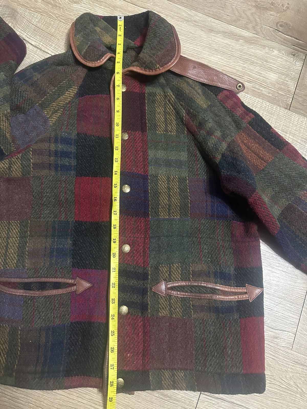 Designer × Il Bisonte × Japanese Brand 🇯🇵 Kapital Style Smile Pocket Checked Wool Jacket Japan Size US M / EU 48-50 / 2 - 13 Thumbnail