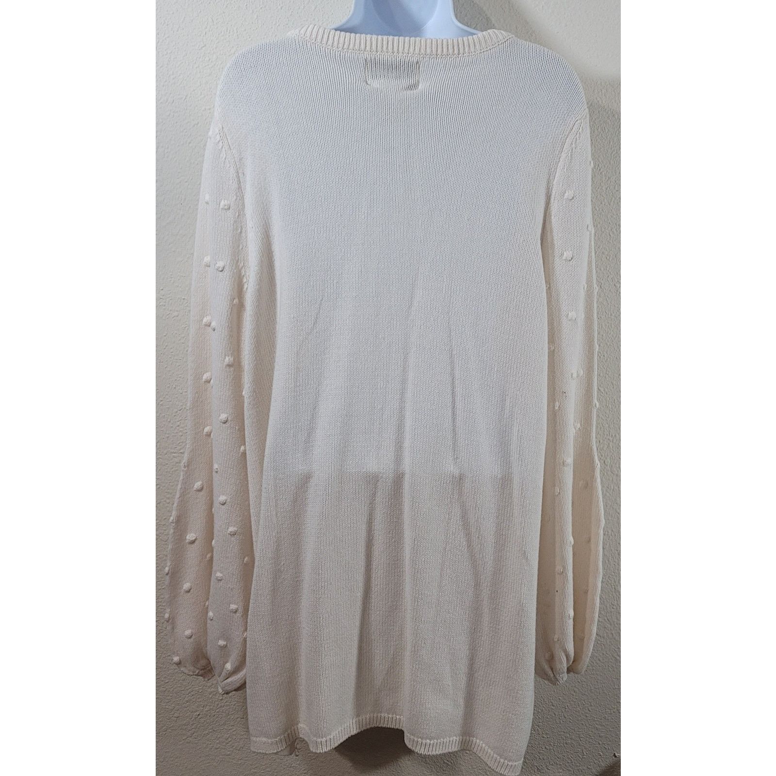 Other Girls With Curves Lane Bryant White Sweater 18 20 Size XXL / US 16-18 / IT 52-54 - 3 Thumbnail