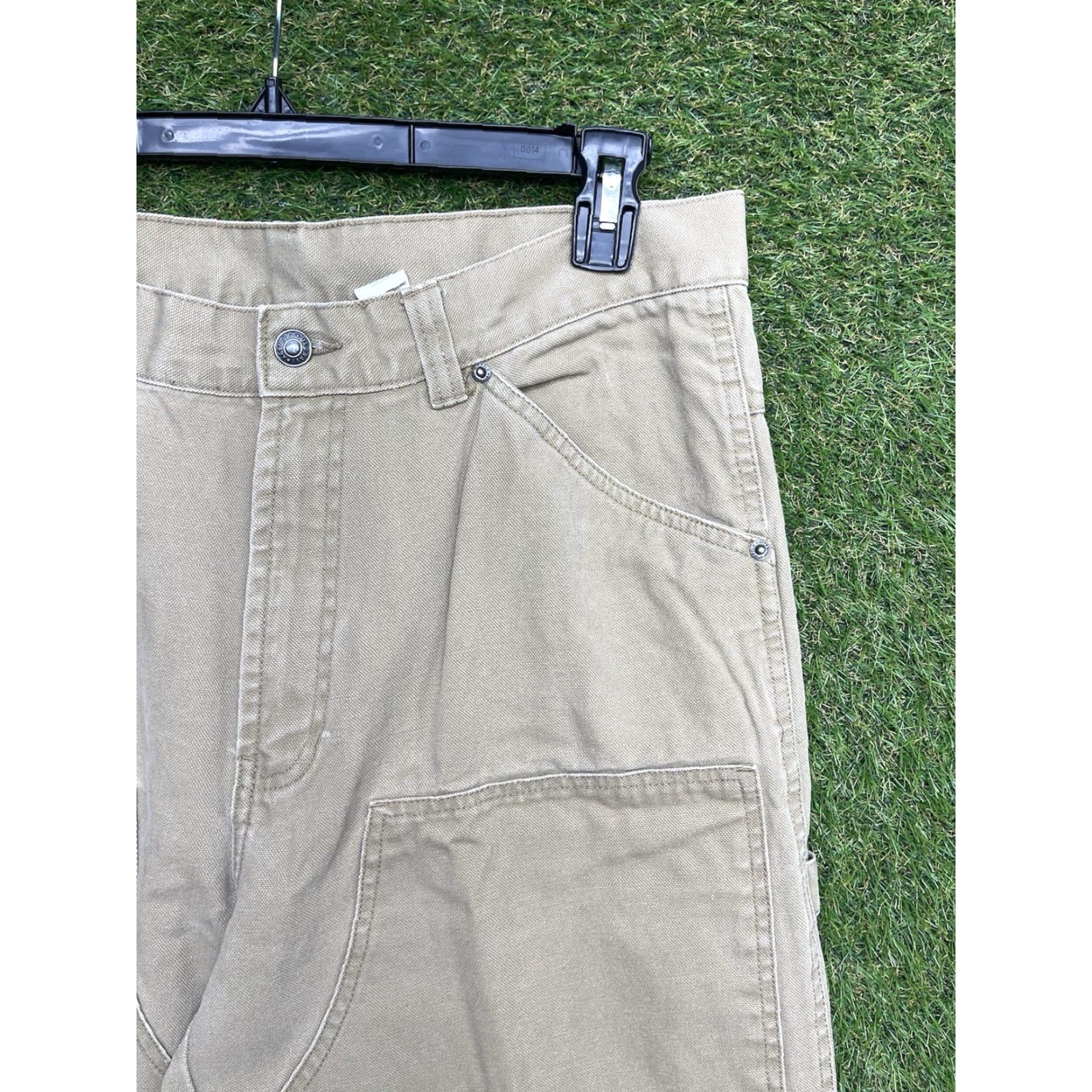 Old Navy Old Navy Jeans Pants Mens 36 Long Canvas Carhartt B17 Distressed 5-Pocket Flat Front Baggy Tapered 36x33 Blue 100% Cotton Regular Mens Size US 36 / EU 52 - 6 Thumbnail