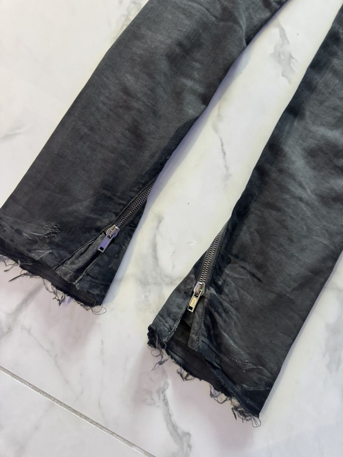 Rick Owens SS09 Rick owens strutter hog wash denim Size 28" / US 6 / IT 42 - 10 Thumbnail