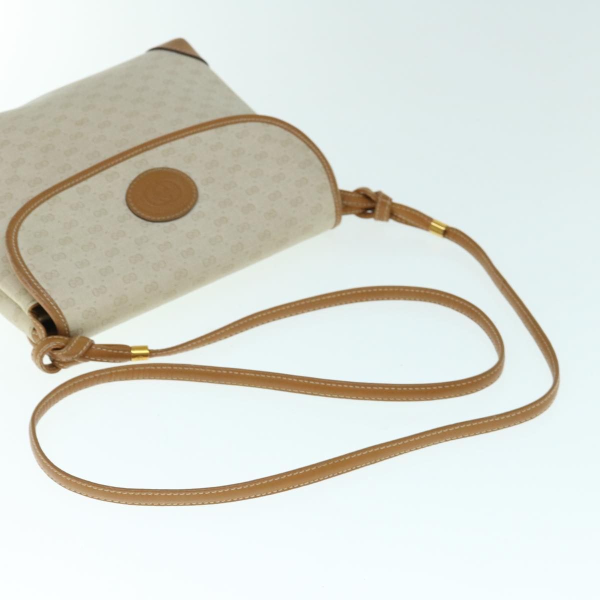 Gucci GUCCI Micro GG Supreme Shoulder Bag Pvc Beige 007 123 007 Size ONE SIZE - 8 Thumbnail